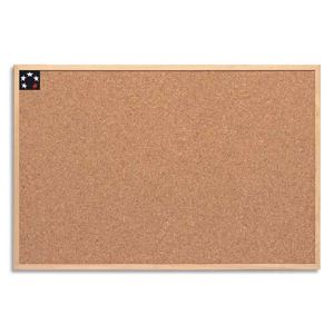 Image de 5* office Tableau liège Wstar en cadre bois (40 x 60 cm)