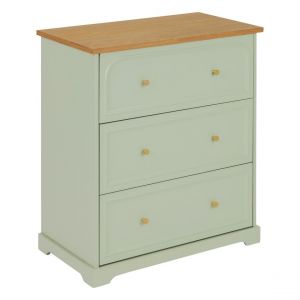 Atmosphera Commode Mohéa Vert céladon 3 tiroirs créateur d'intérieur