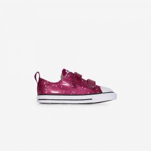 Converse Chuck Taylor All Star Ox Cf Glitter Rose/blanc - Bébé -