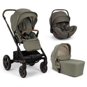 Nuna Poussette Trio Mixx Next + Si&egrave;ge auto Arra Flex + Nacelle Mixx Next Pine