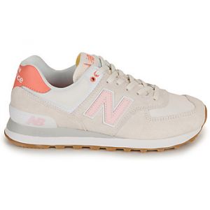 New Balance Baskets 574 v2 beige clair orange femme - 36