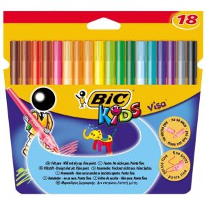 Image de Bic Boîte de 12 feutres Visacolor 1161 pointe extra large