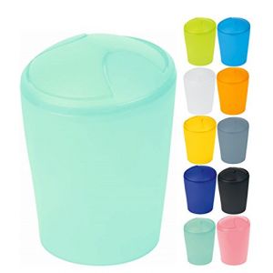 Spirella Poubelle &agrave; bascule PP MOVE 5L Frosty Mint - Mint