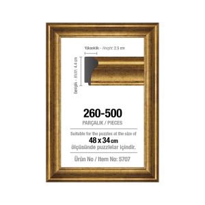 Art Puzzle Cadre pour puzzle de 500 pièces - 43 mm : Or