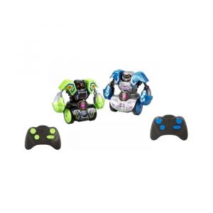 Robots de combat - YCOO - Lot de 2 - T&eacute;l&eacute;commande - Effets sonores - Yeux LED - 20 cm - Multicolore - Plastique