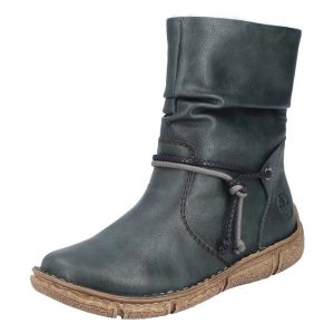 Rieker Femme Z3774 Botte mi-Mollet, Vert 54, 36 EU Large