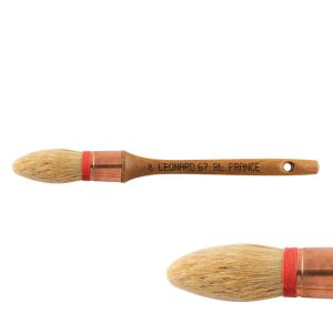 Leonard Brosse pouce à réchampir, série 67 RL (pointe ronde effilée et très pointue), Taille 000, Largeur 15mm