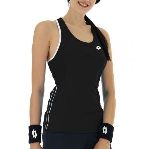 Lotto Squadra Ii Pl D&eacute;bardeur Tank Top Femmes Noir - M