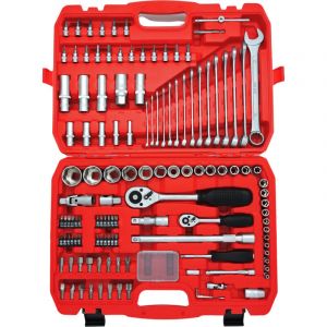 Coffret à outils - Boîte à outils avec coffret de douilles 120-pièces Famex 568-50