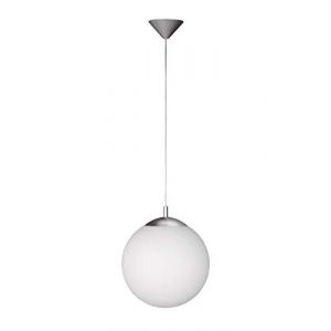 Wofi Suspension POINT blanche D30 cm 60W E27 Gris Leuchten