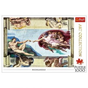 Image de Trefl Puzzle Michel Ange : The Creation of Adam
