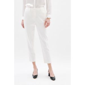 CAROLL Pantalon Cigarette Cropped (7/8) ivoire 46