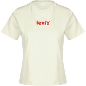 Levi's T-shirt Graphic Classic XS Chenille Poster Logo Angora