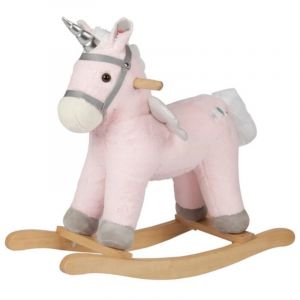 Berghoff Cheval à Bascule Licorne pour enfants (petit) - Rose