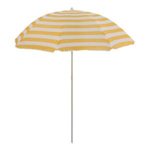 Master Grill&Party Parasol de 180 cm de diamètre, parasol de plage, parasol de balcon, Rayures multicolores., grand