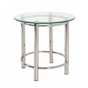 Table d'Ap Design "Fygas" 55cm Argent Prix