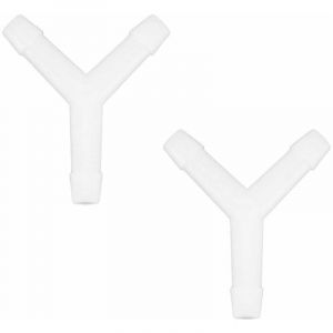 Cyclingcolors 2x raccord de durite droit en Y diamètre 3mm connecteur tube tuyau carburant essence tracteur tondeuse voiture