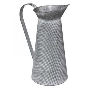 Statuette Déco "Carafe Zinc" 38cm Gris Prix