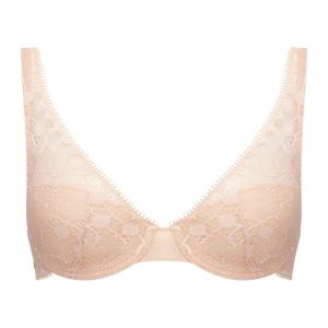 Chantelle Soutien-gorge spacer plongeant DAY TO NIGHT Beige - Couleur Beige - Taille 90D