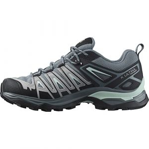 Image de Salomon X Ultra Pioneer Gore-Tex Chaussures de Randonnée pour Femme, Par tous les temps, Maintien sûr, Stabilité et amorti, Stormy Weather, 39 1/3