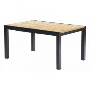 Wilsa Garden Table de jardin Bali T 6 / 10 Teck Noir