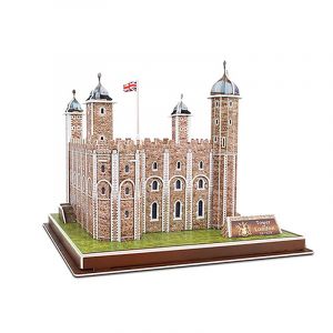 Dam Puzzle 3d de la tour de londres. Comprend 38 pi&egrave;ces.