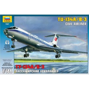 Zvezda Maquette avion Tupolev TU-134B - Echelle 1:144