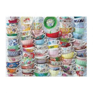 Galison Puzzle 1000 pièces : Tasses à Thé