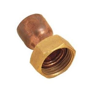 Image de Altech Raccord 2 pi&egrave;ces droit douille Cu 20x27-18 8359GLCu (sachet de 10 pi&egrave;ces)