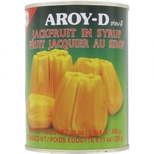 Aroy-D Fruit de Jacquier thaïlandais au sirop 565G/Boite 4 boîtes
