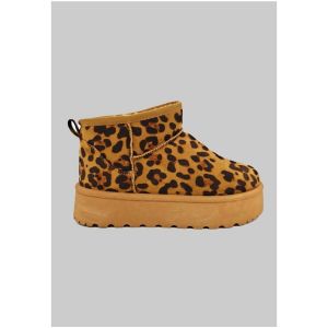 Kebello Bottines Leopard Femme - 36