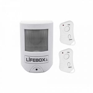 Lifebox Mini alarme à détecteur de mouvement et 2 télécommandes