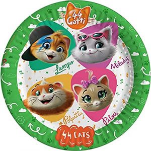 Ciao 33705 Assiettes Diam 23, multicolore,