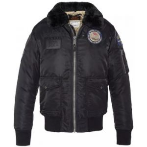 Schott Blouson badgé OHARAVINTRS - Couleur EU S,EU M - Taille Noir