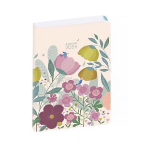 Exacompta 1510157E Agenda de poche EasyDay 15 Mini Labo 10 x 15 cm Journalier Janvier &agrave; D&eacute;cembre 2026