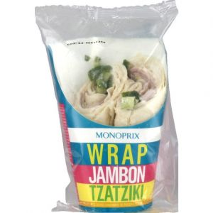 Monoprix Wrap jambon Tzatziki