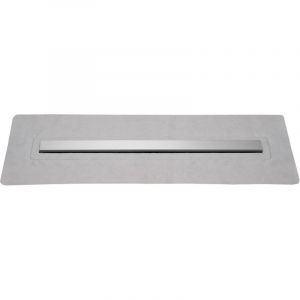 Image de Schütte Caniveau de douche avec grille en inox, longueur 700 mm, hauteur 88 mm avec siphon