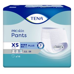 Tena Proskin Pants Sous-Vêtement Absorbants Plus Taille XS 14 slips