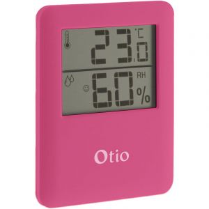 Otio Thermomètre / Hygromètre intérieur magnétique - Rose