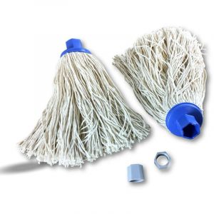 Kibros Serpill&egrave;res &agrave; franges par 2 - Recharges pour lave-sol MERY - Mod&egrave;le original - Coton r&eacute;sistant et t&ecirc;te extra large - 105710B2