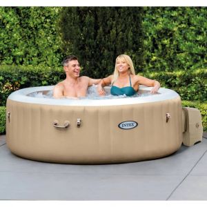 Intex Baignoire de massage ? bulles Rond PureSpa