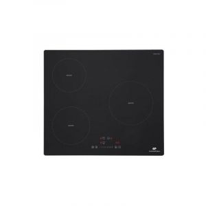 Continental Edison Plaque induction 3 foyers 3 timers 3 boosters Noir