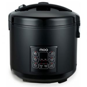 Moa Multicuiseur 5L Cuiseur de riz Cuiseur vapeur Mijoteuse 700W Noir