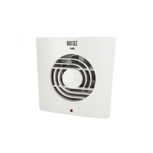 Horoz Electric Extracteur d'air &Oslash;100 mm blanc &ndash; 100 m&sup3;/h &ndash; 12 W &ndash; HELIX 100 HOROZ 500.000.004