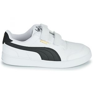 Puma Baskets basses enfant SHUFFLE PS Blanc - Taille 28,29,30,31,32,33,34,35