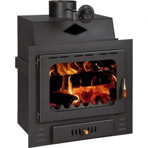 Insert de chemin&eacute;e PRITY G 16 kW classe A &Oslash;200 mm po&ecirc;le &agrave; bois