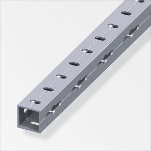 Tubecarréperfo 23.5 alubrut 1m