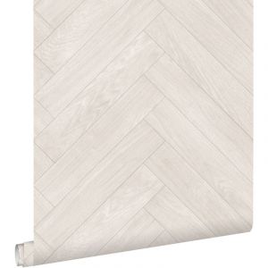 Estahome - papier peint imitation bois beige