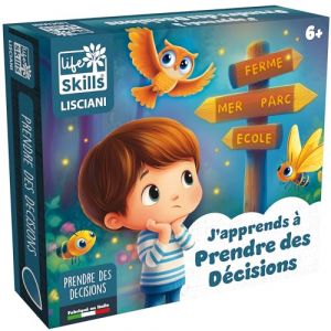 Lisciani Giochi Life Skills - J’apprends à Prendre des Décisions - Jeu Prise de Décision pour Enfants dès 4 Ans - avec 1 Plateau + Cartes + Jetons - Développe Stratégie, Autonomie et Logique des Enfants