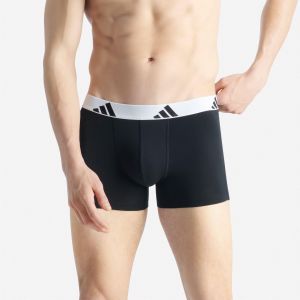 Adidas Lot de 2 boxers homme, noir et blanc